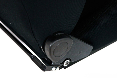 Fotel sportowy Drago black materiał