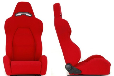 Fotel sportowy Drago red materiał