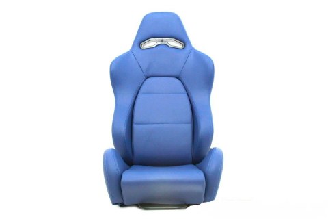 Fotel sportowy Drago blue skóra