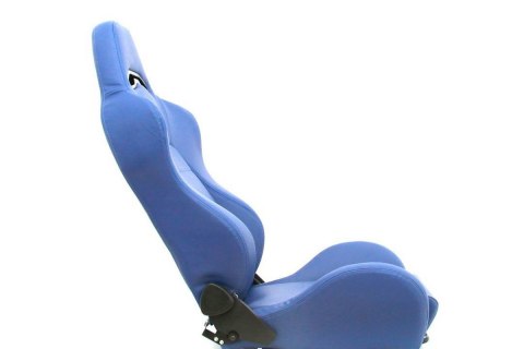 Fotel sportowy Drago blue skóra