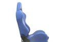 Fotel sportowy Drago blue skóra