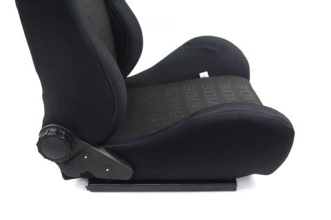 Fotel sportowy Drago Bride black materiał