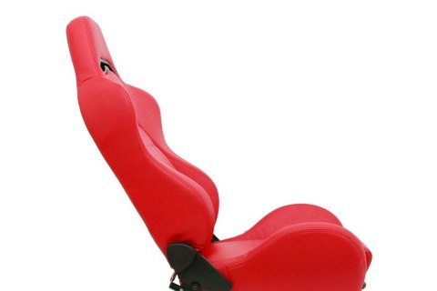 Fotel sportowy Drago red skóra
