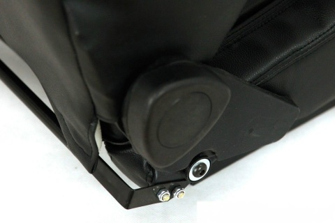 Fotel sportowy Drago black skóra