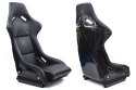 Fotel sportowy Evo black skóra