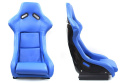 Fotel sportowy Evo blue skóra