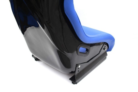 Fotel sportowy Evo blue skóra