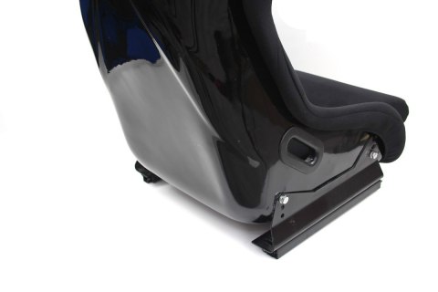 Fotel sportowy Evo black welur