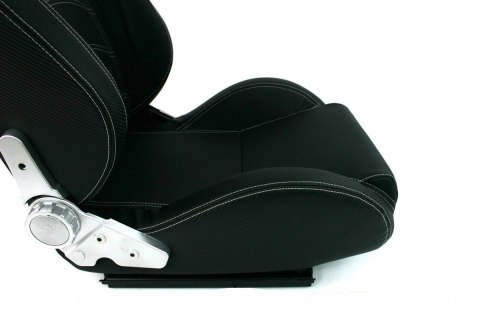 Fotel sportowy Monza Blast black carbon