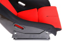 Fotel sportowy GTR black-red