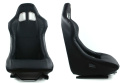 Fotel sportowy Monza Race Plus black skóra