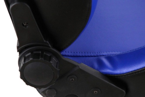 Fotel sportowy Monza+ blue skóra