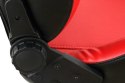 Fotel sportowy Monza+ red skóra