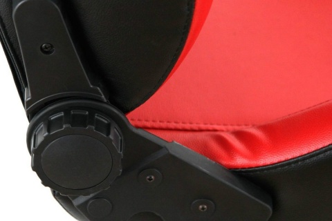 Fotel sportowy Monza+ red skóra