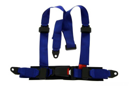 Pasy sportowe 3 punktowe Monza blue E4