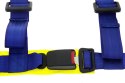 Pasy sportowe 4 punktowe 2 '' blue E4