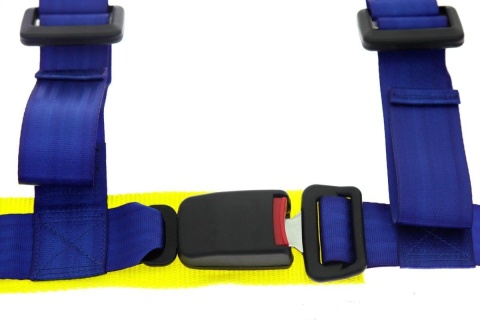 Pasy sportowe 4 punktowe 2 '' blue E4