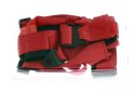 Pasy sportowe 4 punktowe Monza red E4