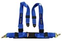 Pasy sportowe 4 punktowe Pro Sport blue