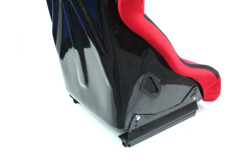 Fotel sportowy Rico red materiał