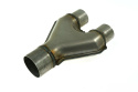 Y-Pipe trójnik wydechowy 2,25 - 2,5"