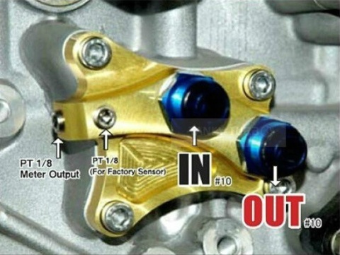 Adapter chłodnicy oleju NISSAN 200SX S13 S14