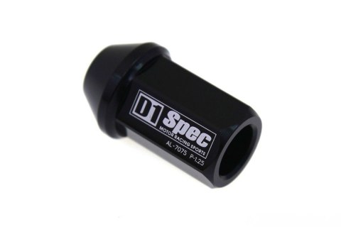 Nakrętki kute D1Spec 12 x 1.5 black aluminium