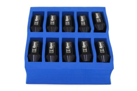 Nakrętki kute D1Spec 12 x 1.5 black aluminium
