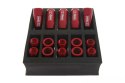Nakrętki kute D1Spec HEX 1.25 red aluminium