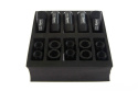 Nakrętki kute D1Spec HEX 1.5 black aluminium