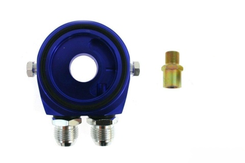 Adapter pod filtr oleju TurboWorks M18x1.5 blue