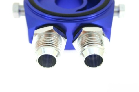 Adapter pod filtr oleju TurboWorks 3/4UNF blue