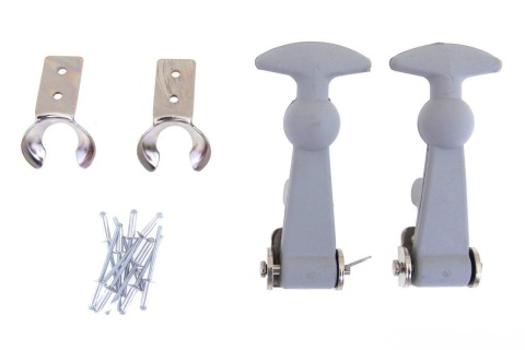 Zapinki klapy / maski ProRacing grey