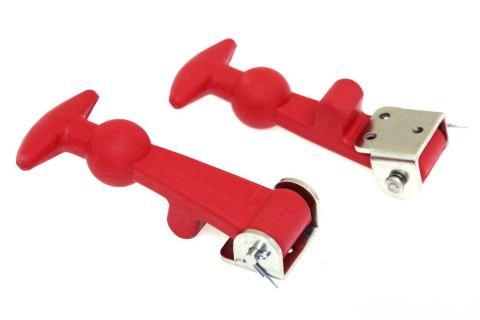 Zapinki klapy / maski ProRacing red