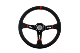 Kierownica sportowa ProRacing 350mm offset 80mm Nine Holes