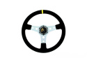 Kierownica zamszowa ProRacing 350mm offset 0mm black