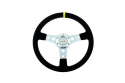 Kierownica zamszowa ProRacing 350mm offset 0mm black