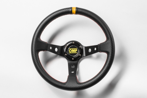 Kierownica sportowa OMP carbon klakson
