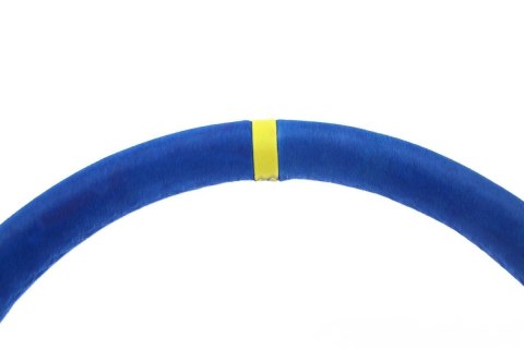 Kierownica zamszowa ProRacing 350mm offset 80mm blue