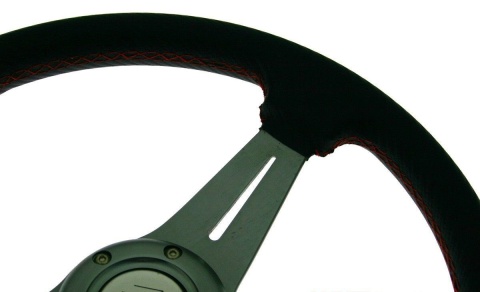 Kierownica sportowa ProRacing 350mm offset 20mm carbon red