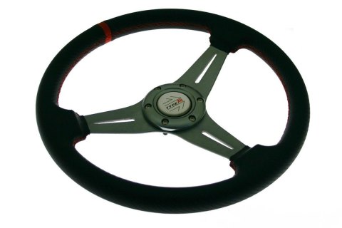 Kierownica sportowa ProRacing 350mm offset 20mm carbon red