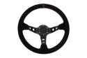Kierownica zamszowa ProRacing 350mm offset 80mm black
