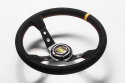 Kierownica zamszowa OMP klakson