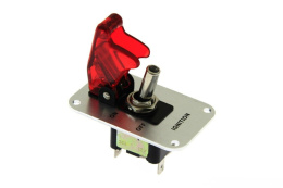 Włącznik pojedynczy rajdowy LED red