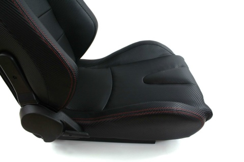 Fotel sportowy Glock black carbon cena za 2 sztuki