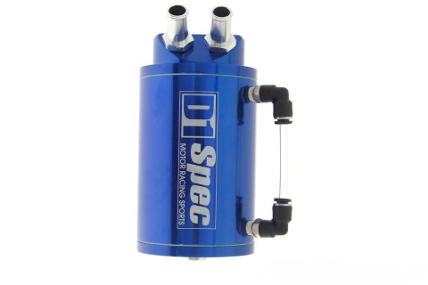 Oil catch tank D1Spec 0,7l 15mm blue