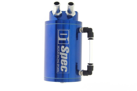 Oil catch tank D1Spec 0,7l 9mm blue