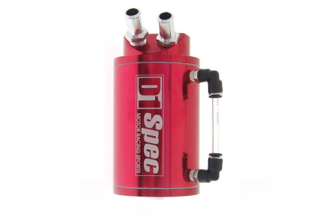 Oil catch tank D1Spec 0,7l 9mm red
