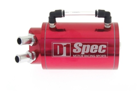 Oil catch tank D1Spec 0,7l 9mm red