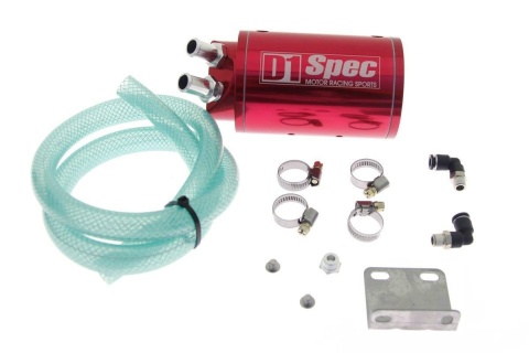 Oil catch tank D1Spec 0,7l 15mm red